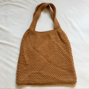 🌵Knitted Hobo Mustard Bag